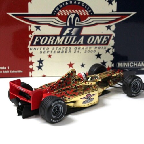 1:18 Minichamps F1 IMS Event Car US Grand Prix gold boxed