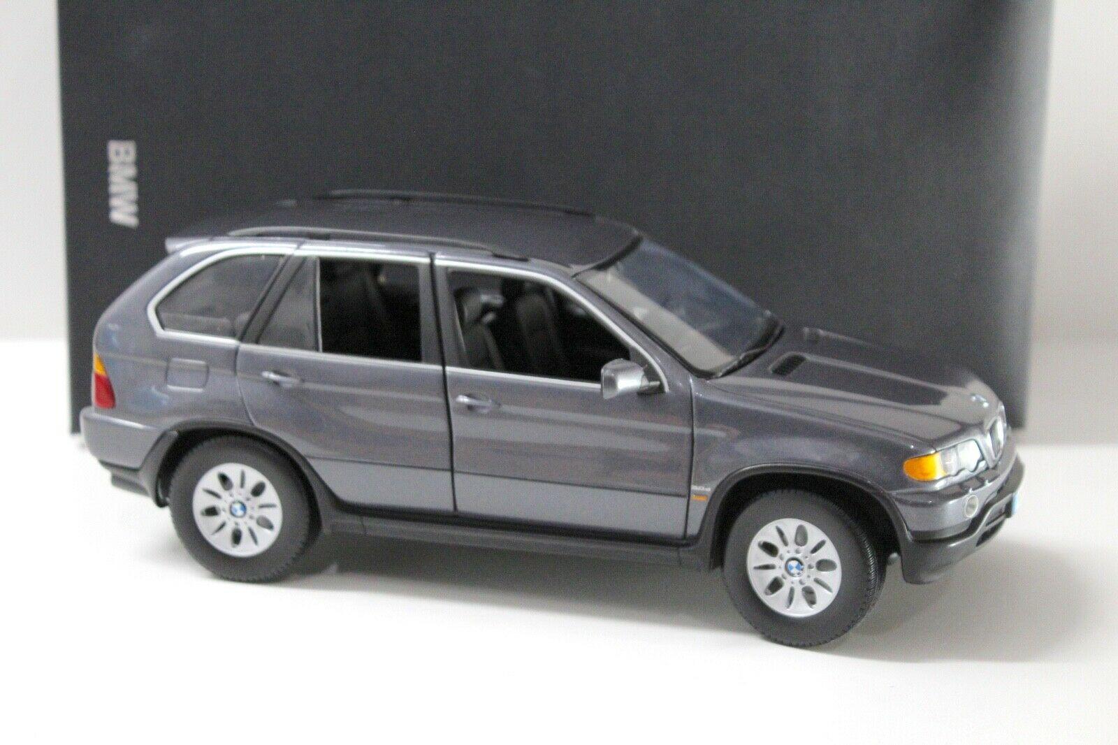 1:18 Kyosho BMW X5 E53 3.0d grey DEALER VERSION