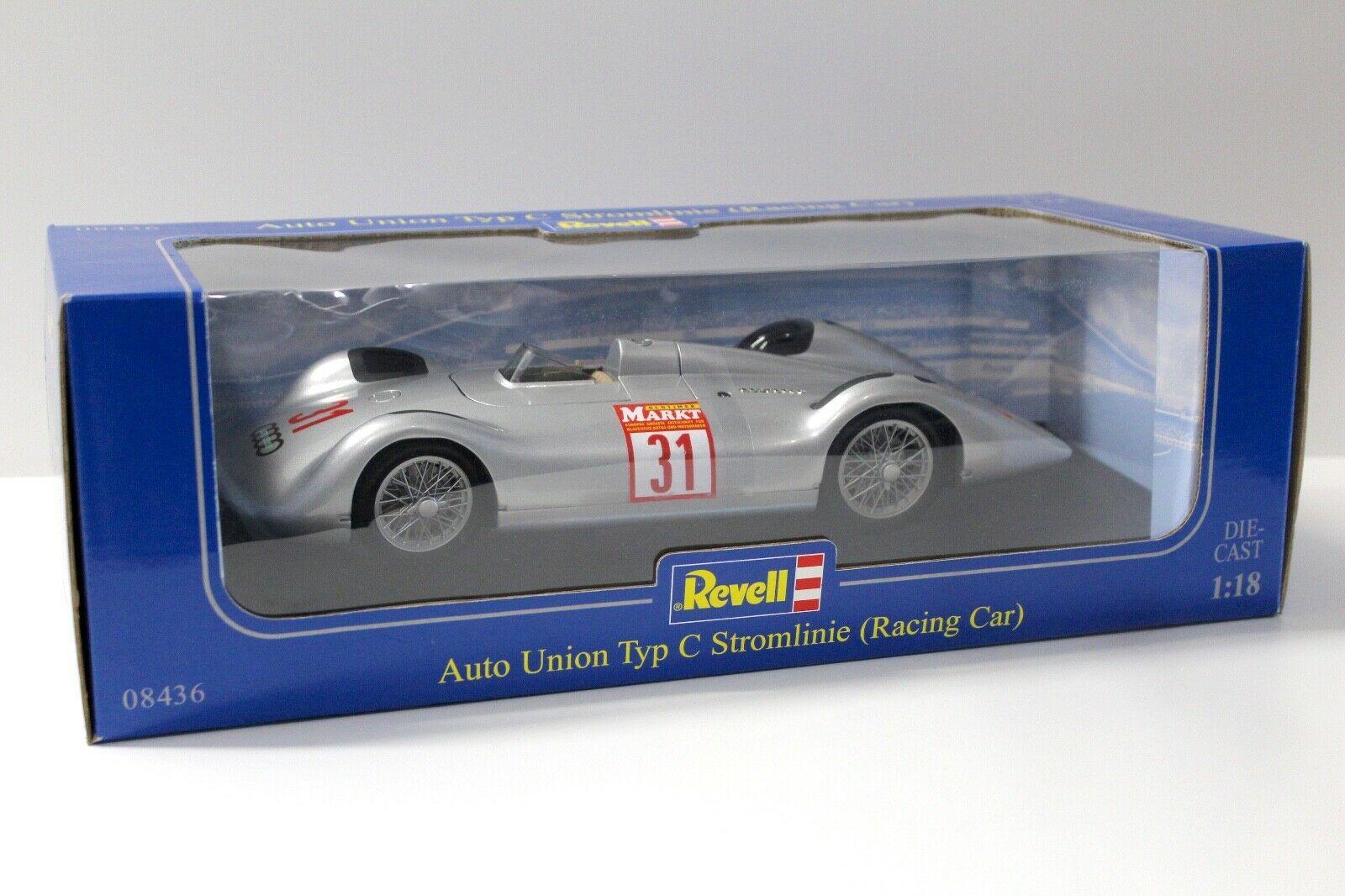 1:18 Revell Auto Union Typ C Stromlinie #31 Oldtimer Markt silver