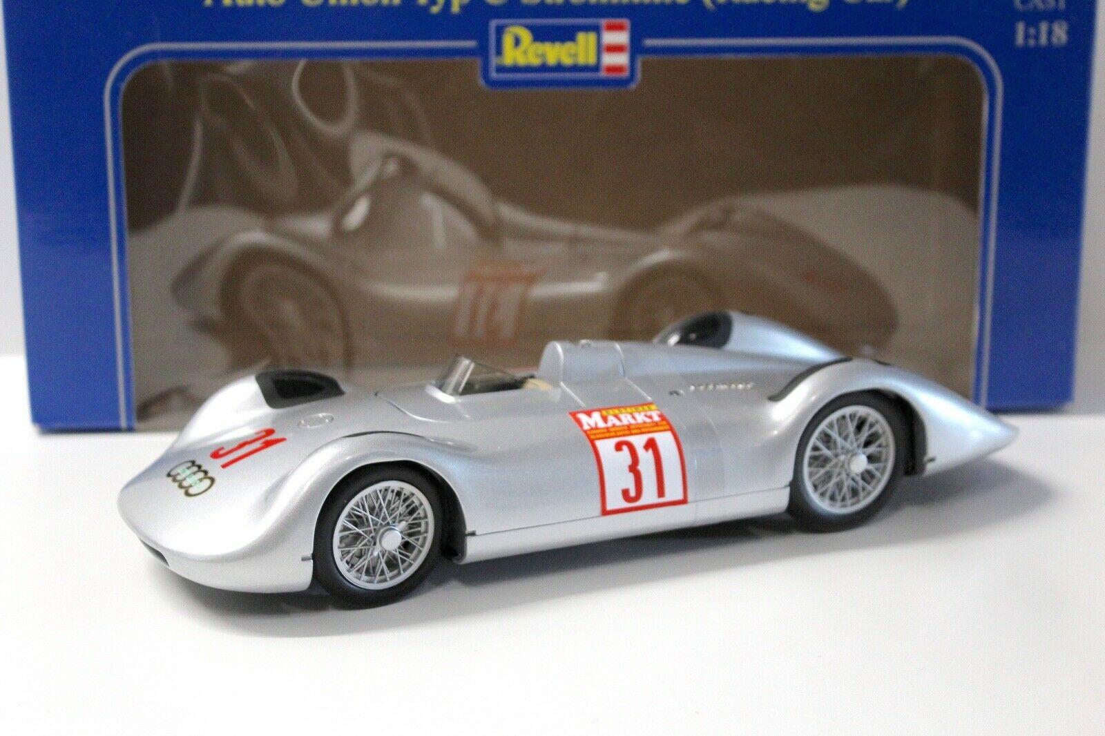 ID 46722 orig.jpg 1:18 Revell Auto Union Typ C Stromlinie #31 Oldtimer Markt silver