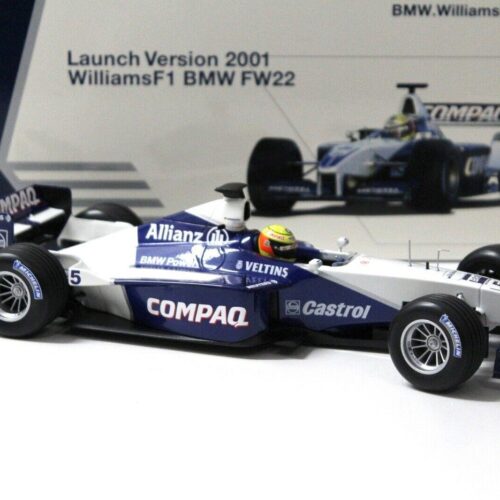 1:18 Minichamps Williams F1 BMW FW22 Launch Version #5 DEALER VERSION