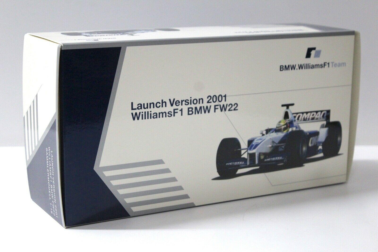 1:18 Minichamps Williams F1 BMW FW22 Launch Version #5 DEALER VERSION