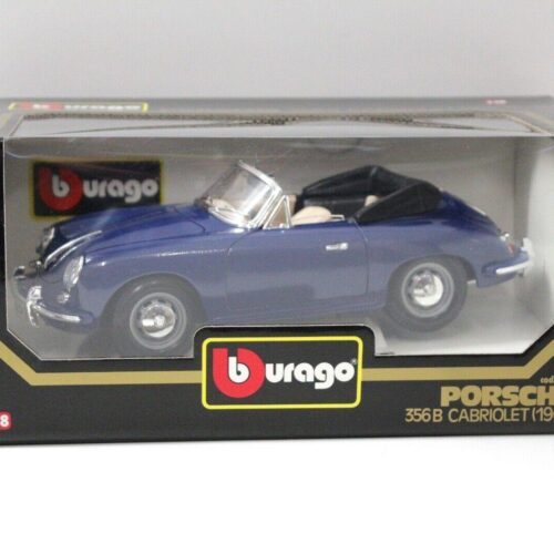 1:18 Bburago Porsche 356B Cabriolet dark blue