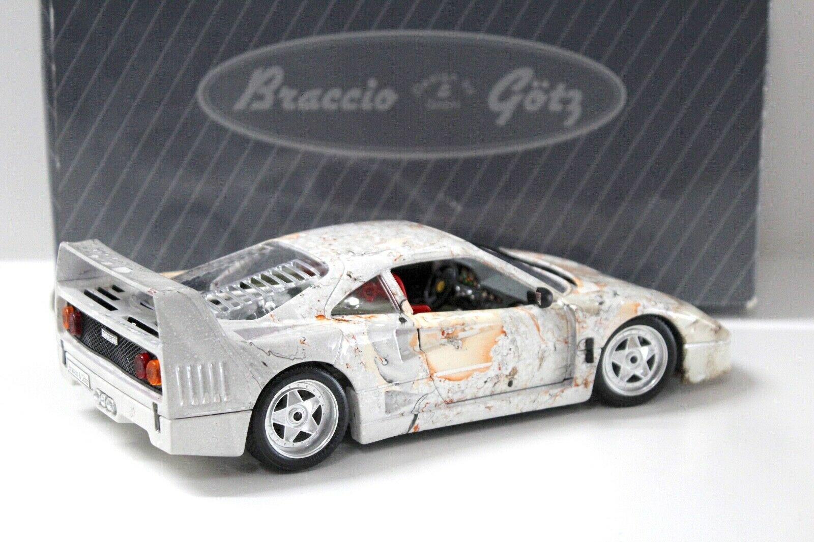 1:18 Bburago Ferrari F40 Braccio & Götz "FANTASY" white