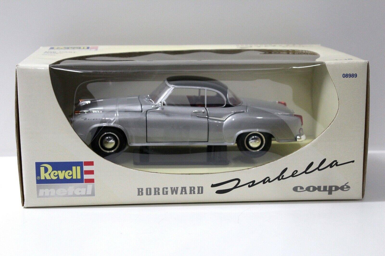 1:18 Revell Borgward Isabella Coupe silver/ black roof