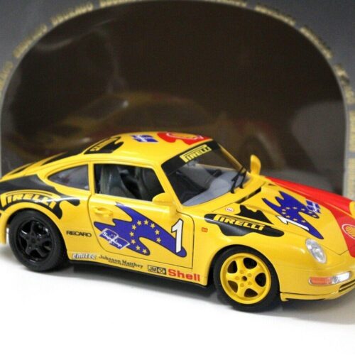 1:18 Bburago Porsche 911 993 Carrera Supercup #1 yellow