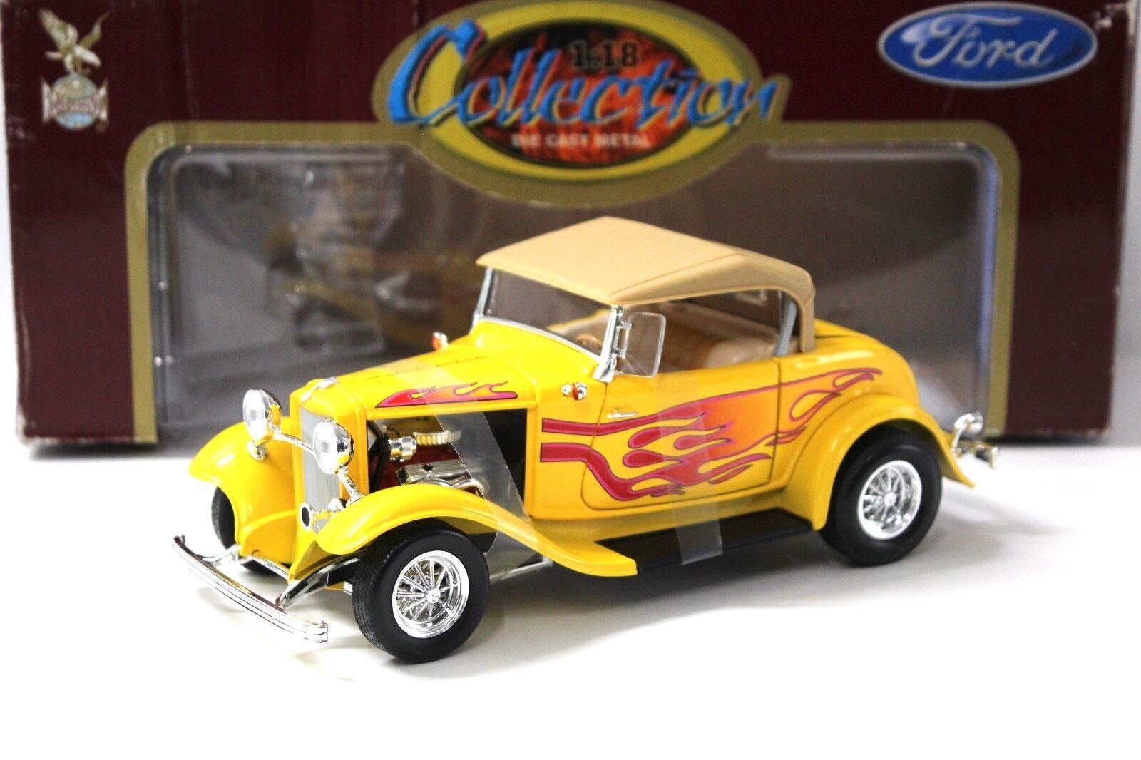 1:18 Road Legends Ford Roadster Street Rod 1932 yellow