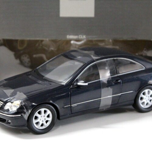 1:18 Kyosho Mercedes CLK Coupe dark blue DEALER VERSION