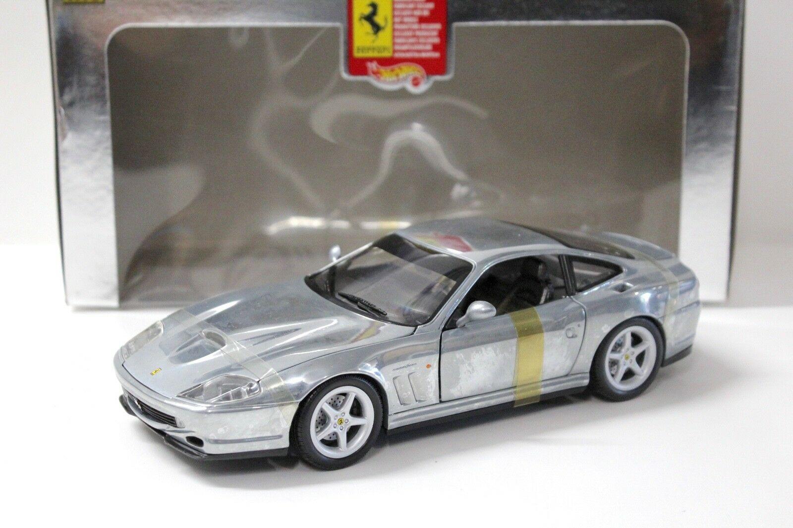 1:18 Hot Wheels Ferrari 550 Maranello Coupe metal polish