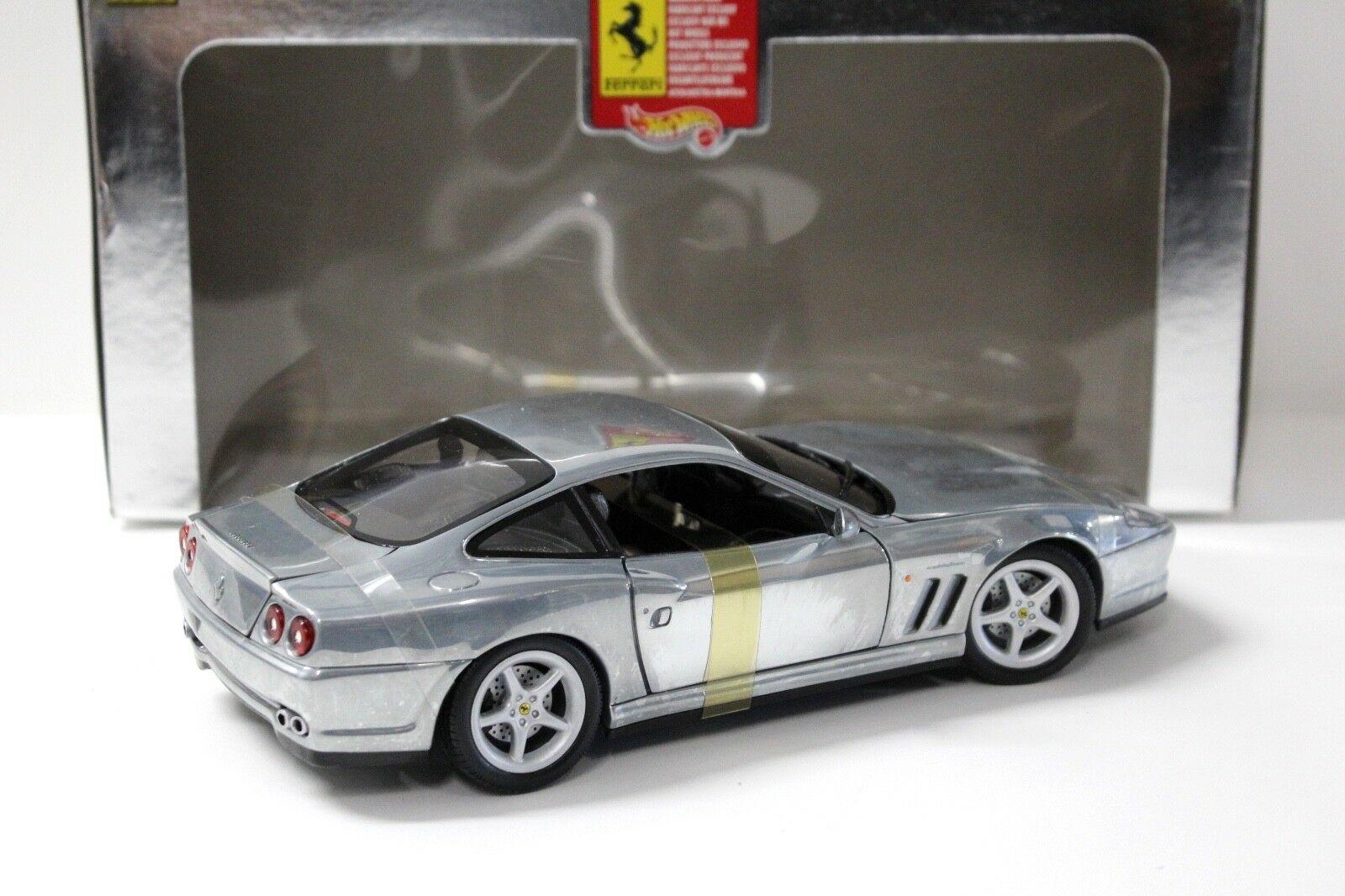 1:18 Hot Wheels Ferrari 550 Maranello Coupe metal polish