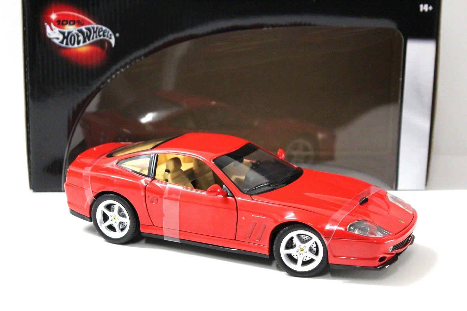 1:18 Hot Wheels Ferrari 550 Maranello red