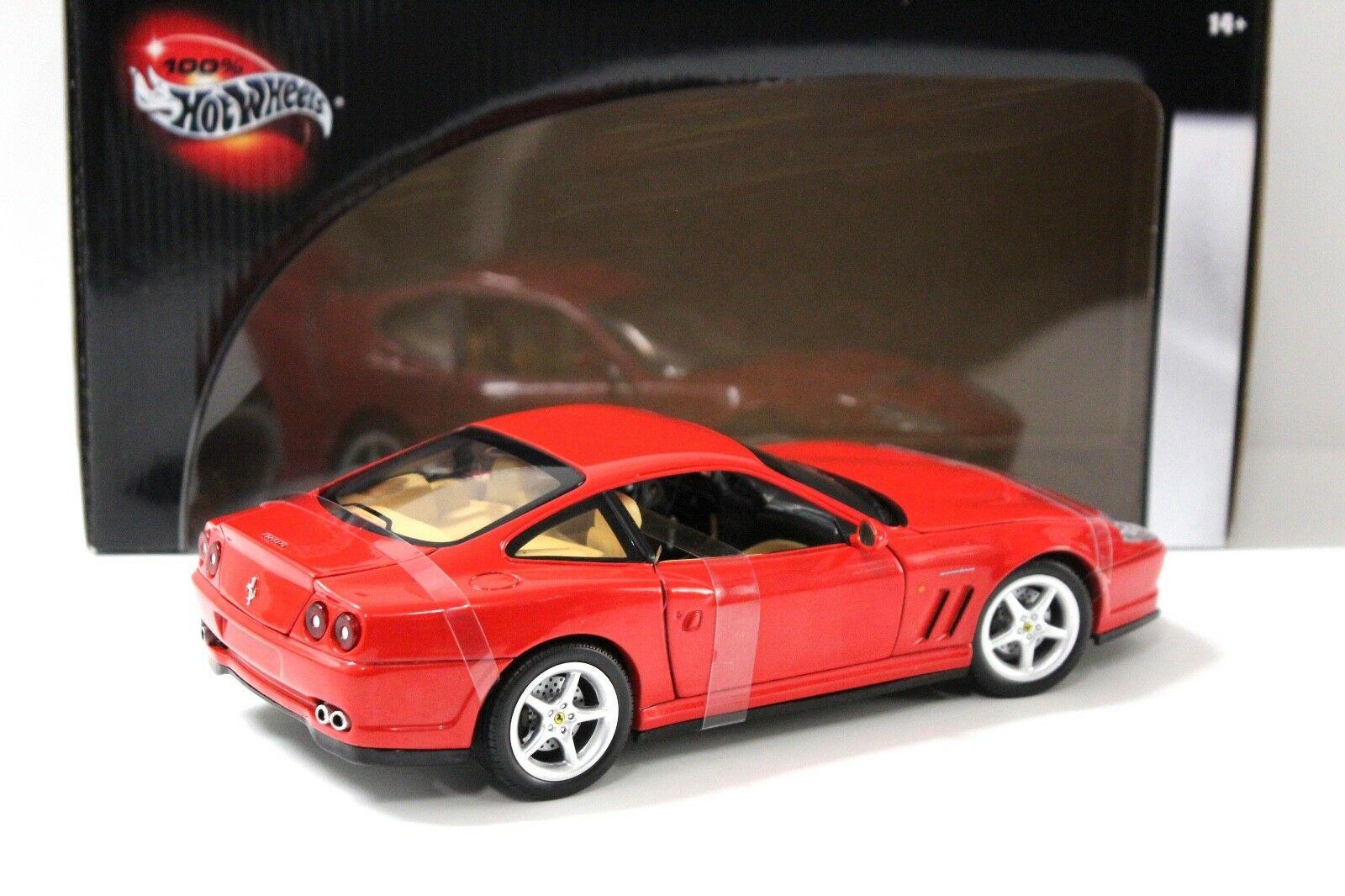 1:18 Hot Wheels Ferrari 550 Maranello red