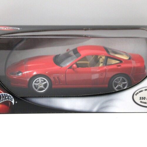 1:18 Hot Wheels Ferrari 550 Maranello red