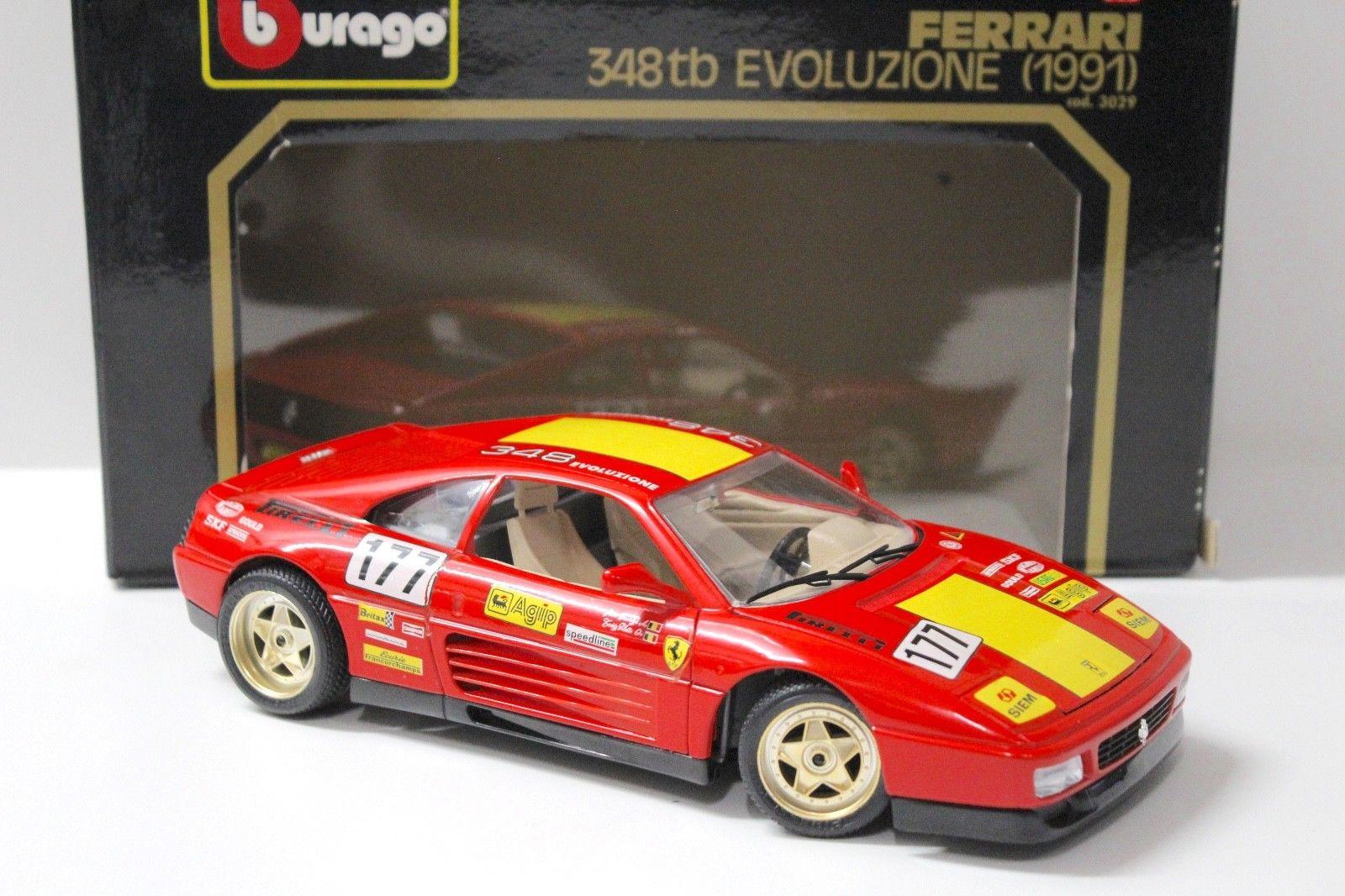 1:18 Bburago Ferrari 348tb "EVOLUZIONE" 1991 red #177