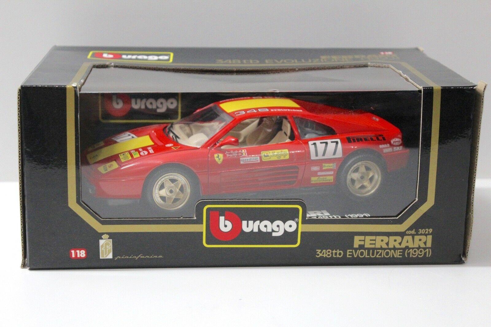1:18 Bburago Ferrari 348tb "EVOLUZIONE" 1991 red #177