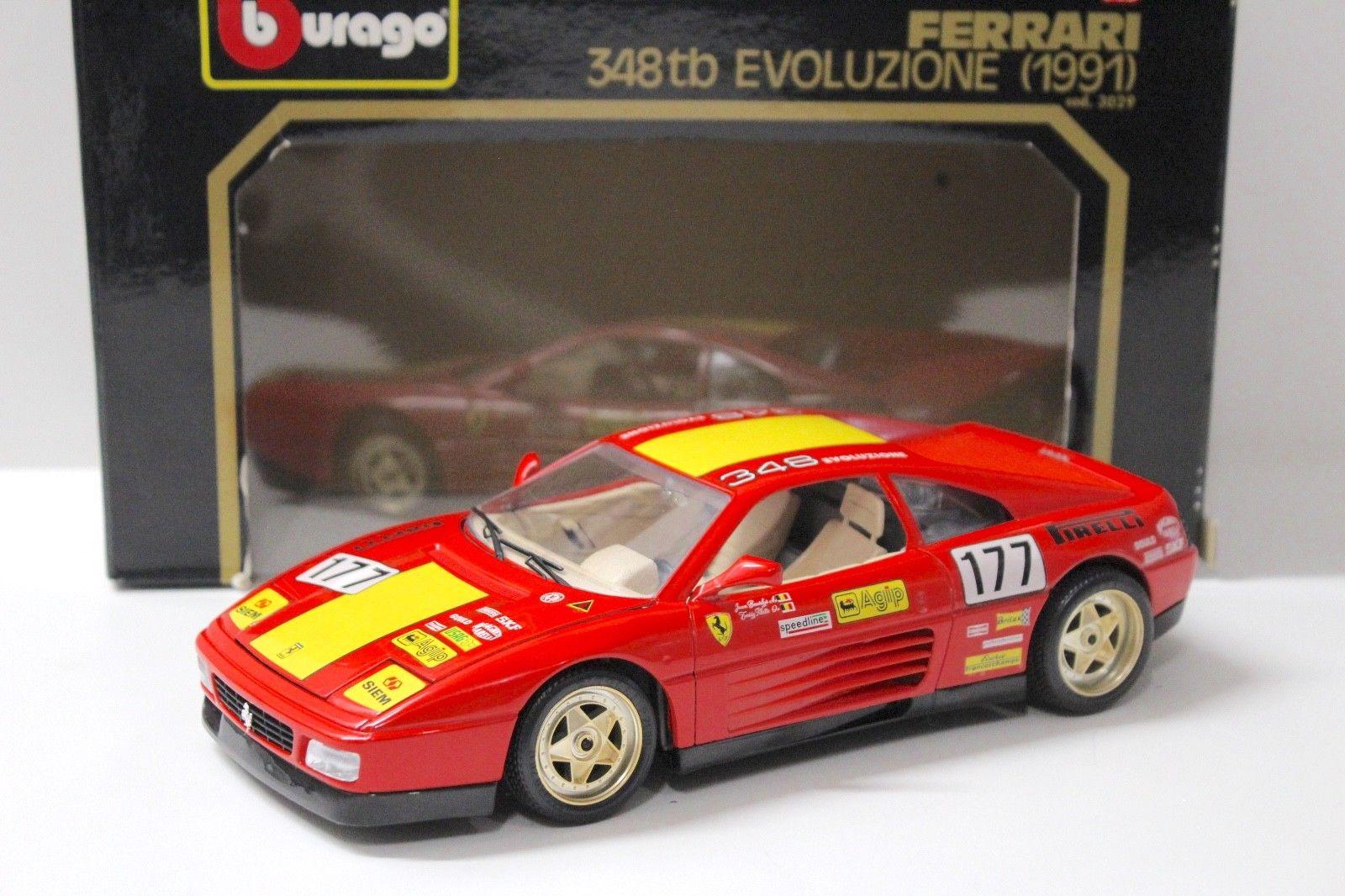 1:18 Bburago Ferrari 348tb "EVOLUZIONE" 1991 red #177