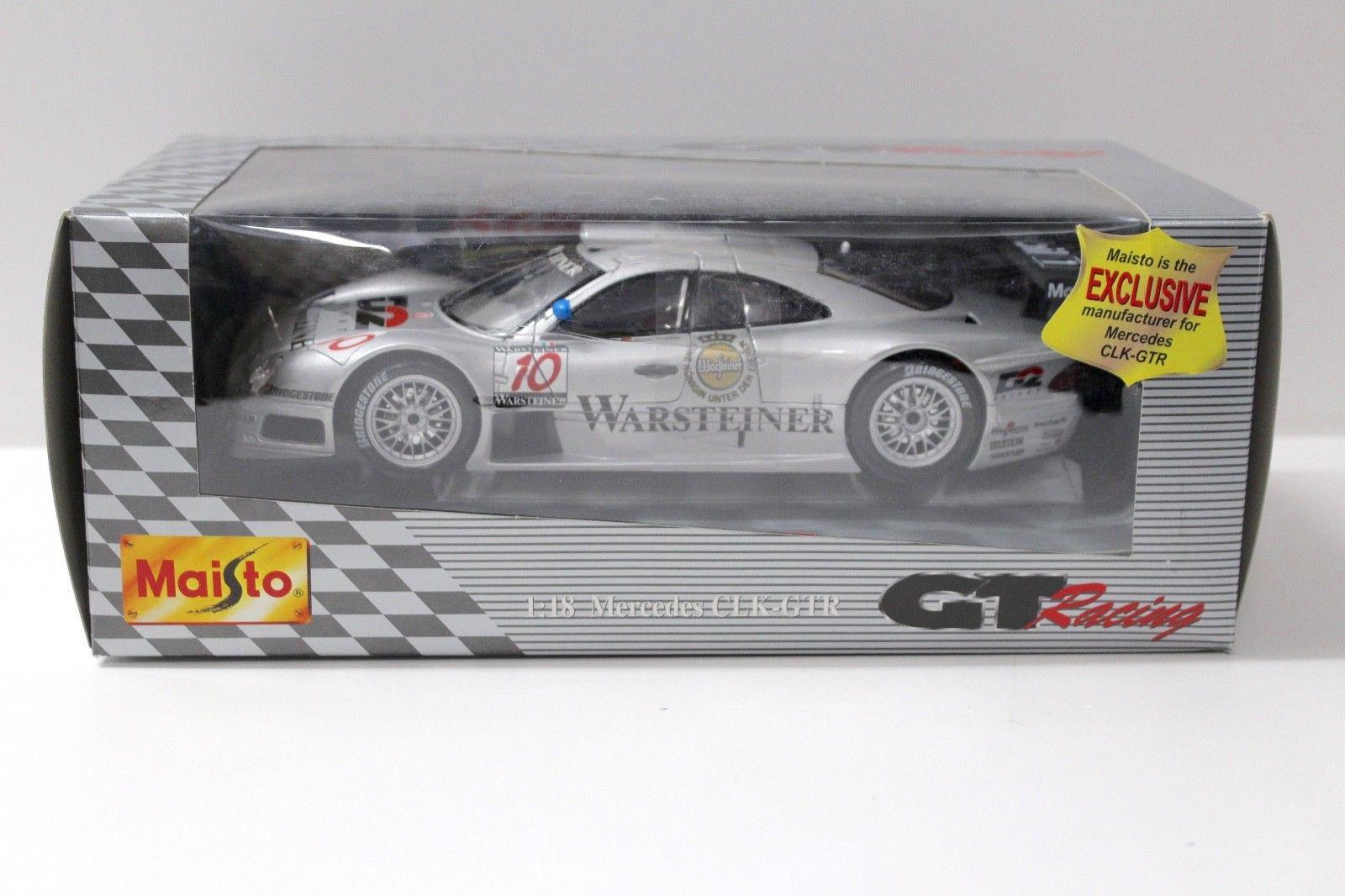 1:18 Maisto Mercedes CLK GTR #10 "WARTEINER D2" silver