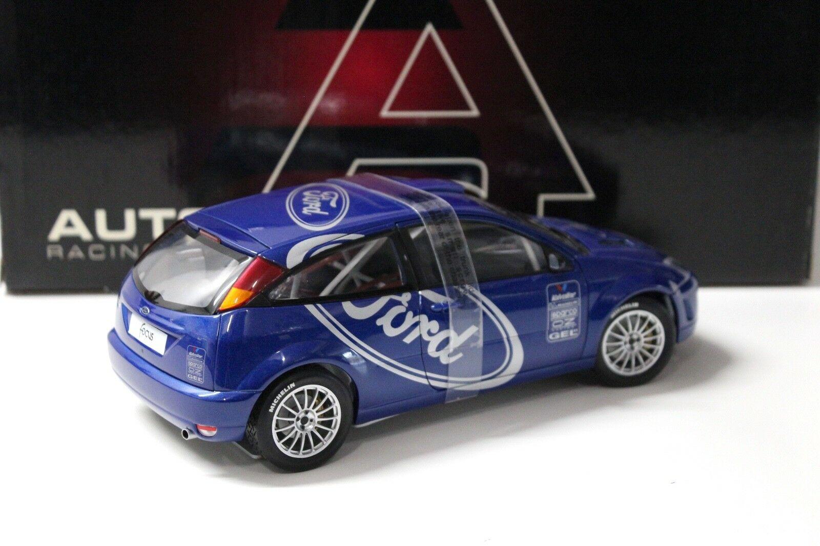 1:18 AUTOart Ford Focus WRC 1999 PRESENTATION blue