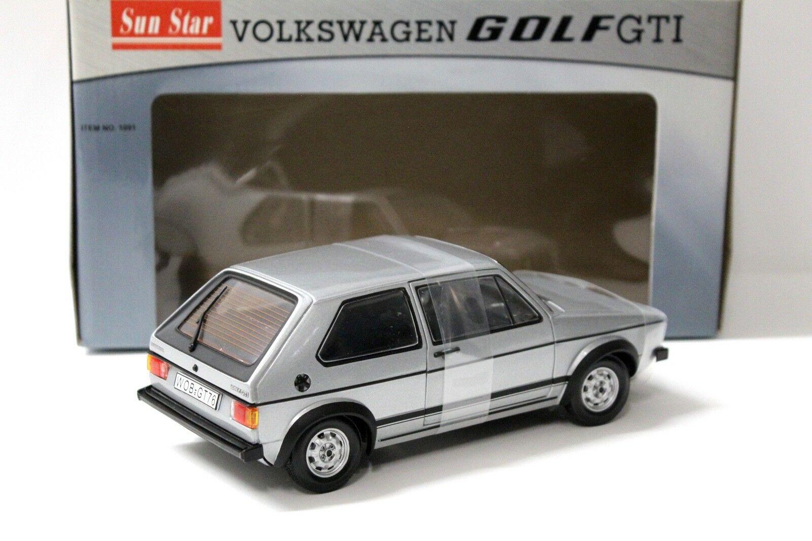 1:18 Sun Star VW GOLF MKI 1 GTI silver