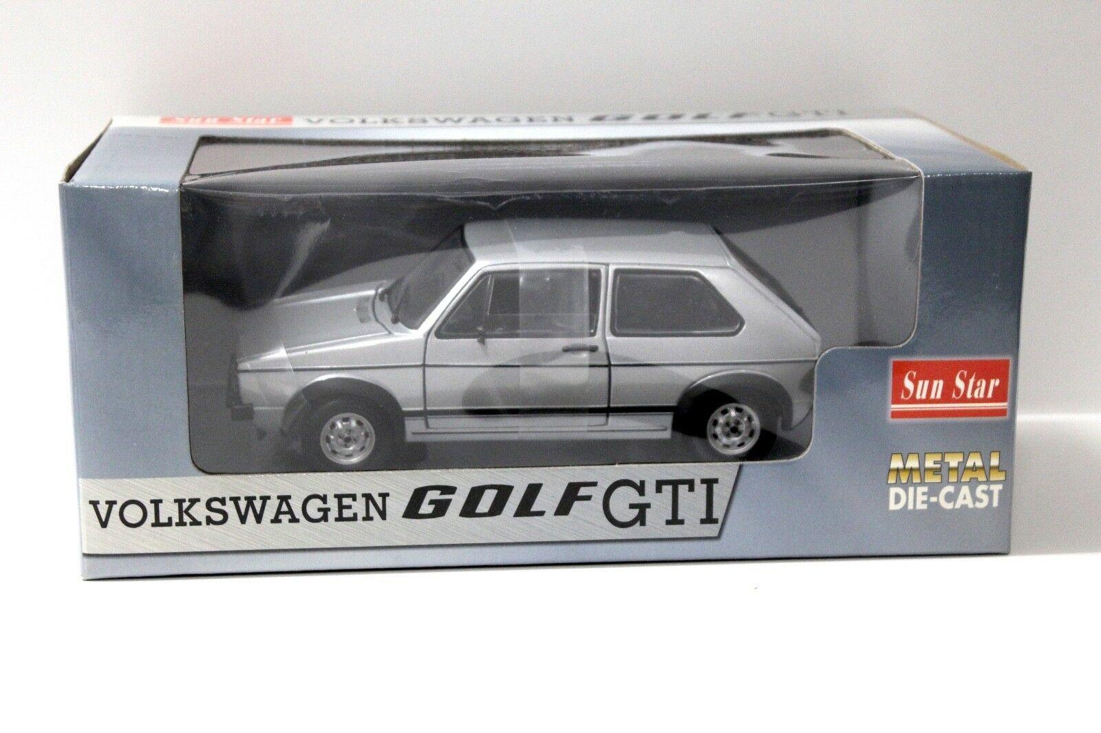 1:18 Sun Star VW GOLF MKI 1 GTI silver