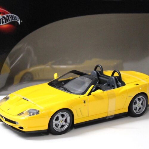 1:18 Hot Wheels Ferrari 550 Barchetta Pininfarina yellow