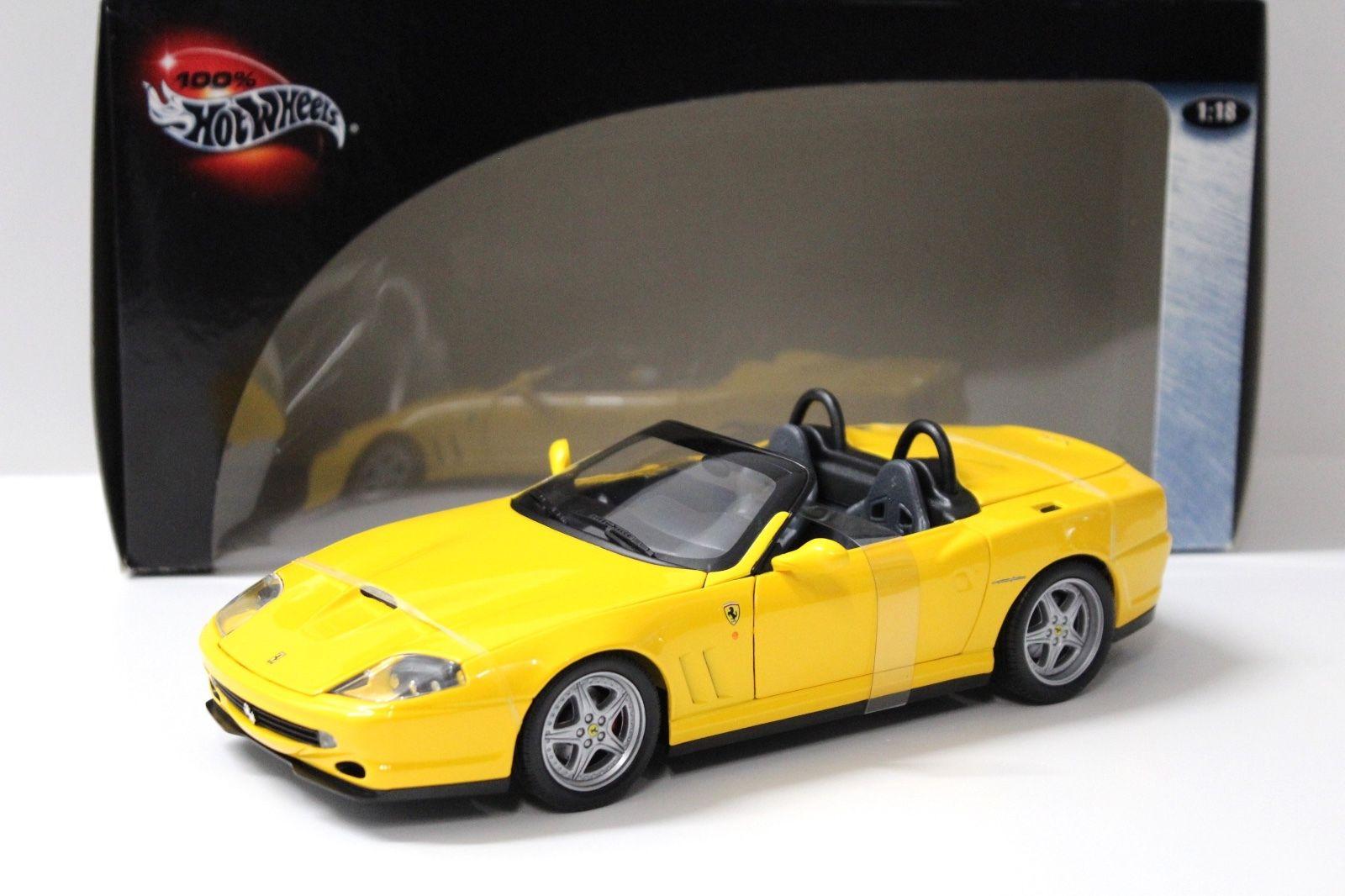 ID 46962 orig.jpg 1:18 Hot Wheels Ferrari 550 Barchetta Pininfarina yellow