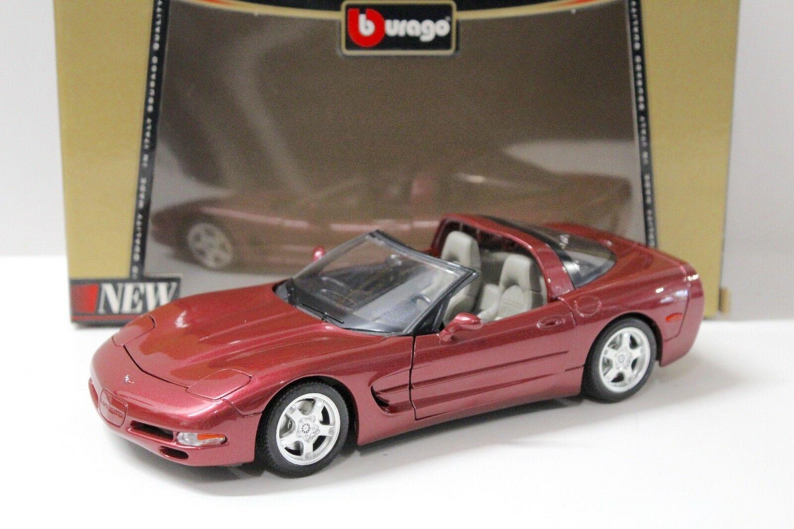 1:18 Bburago Chevrolet Corvette Targa 1998 purple