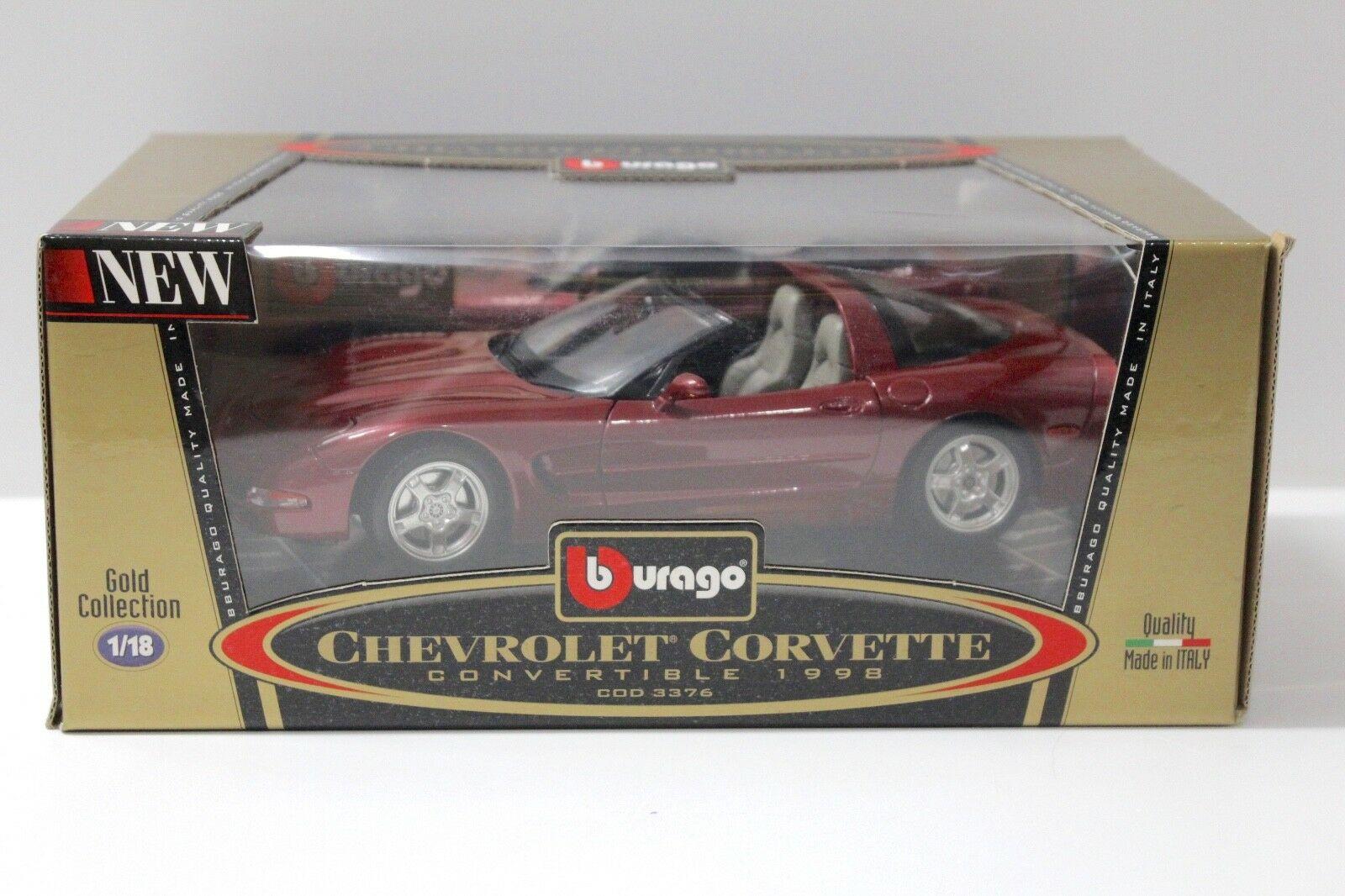 1:18 Bburago Chevrolet Corvette Targa 1998 purple