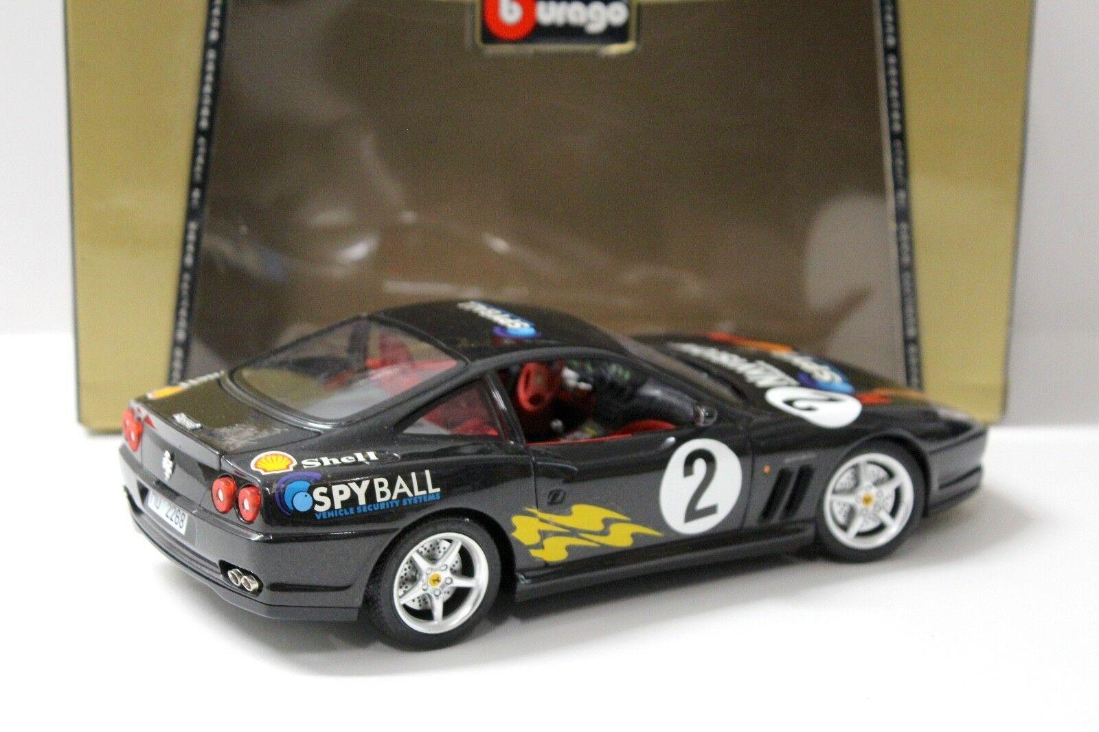 1:18 Bburago Ferrari 550 Maranello SPYBALL #2 black