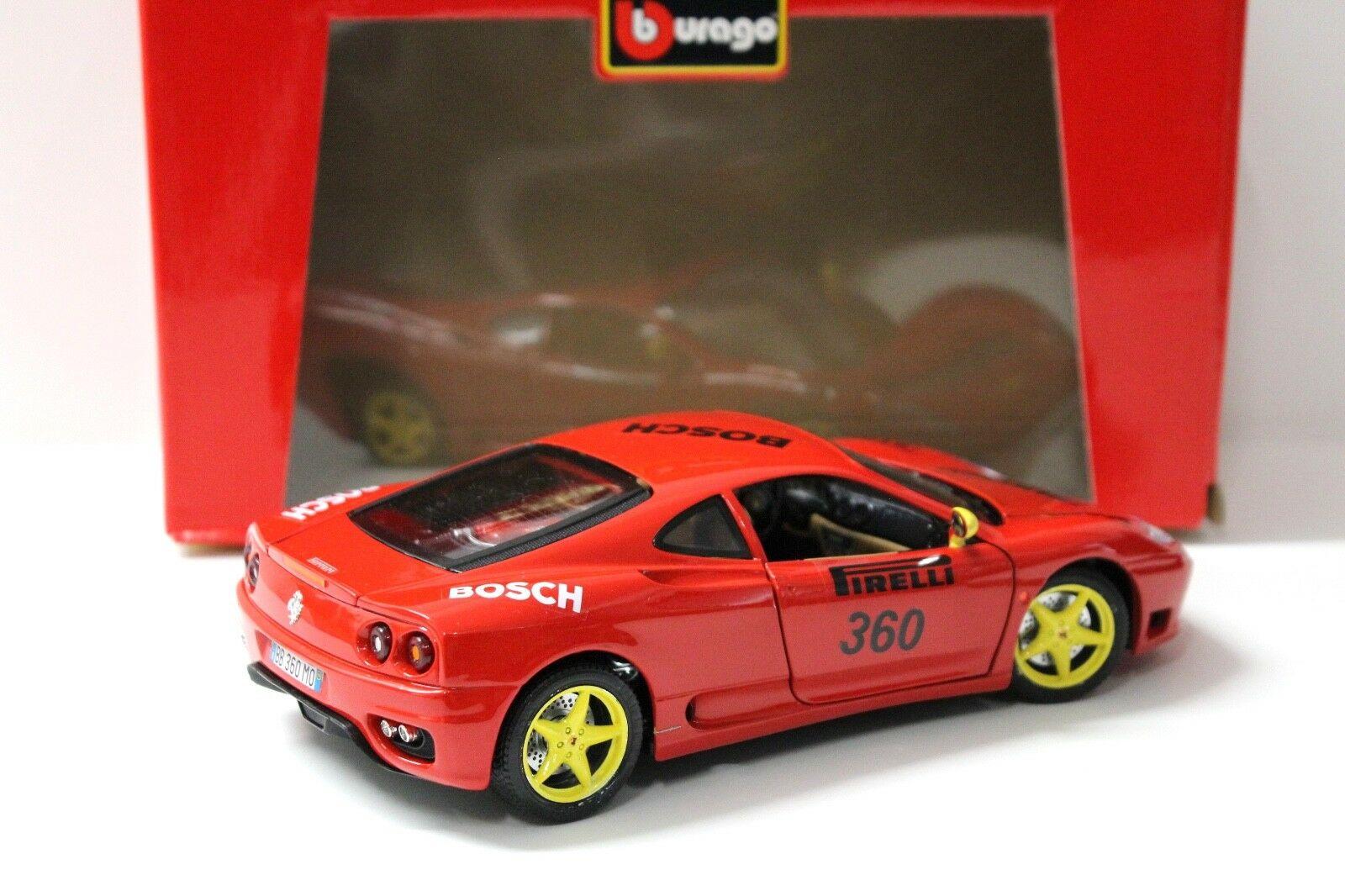 1:18 Bburago Ferrari 360 Modena Coupe "BOSCH" red