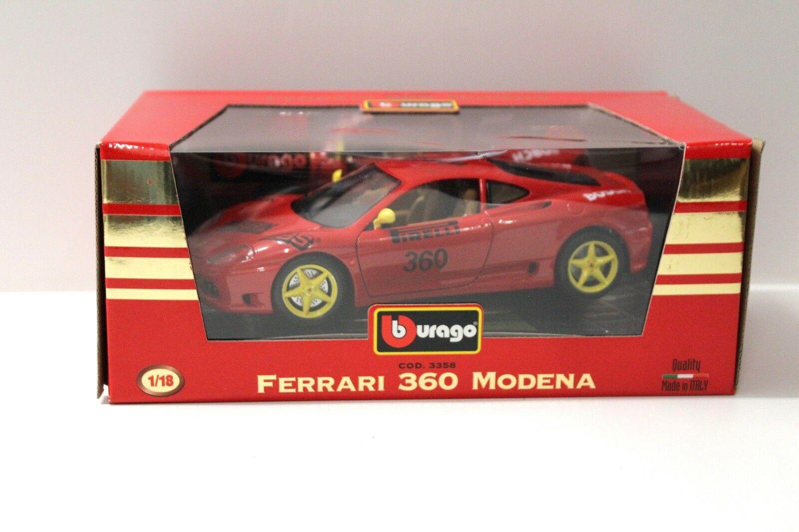 1:18 Bburago Ferrari 360 Modena Coupe "BOSCH" red