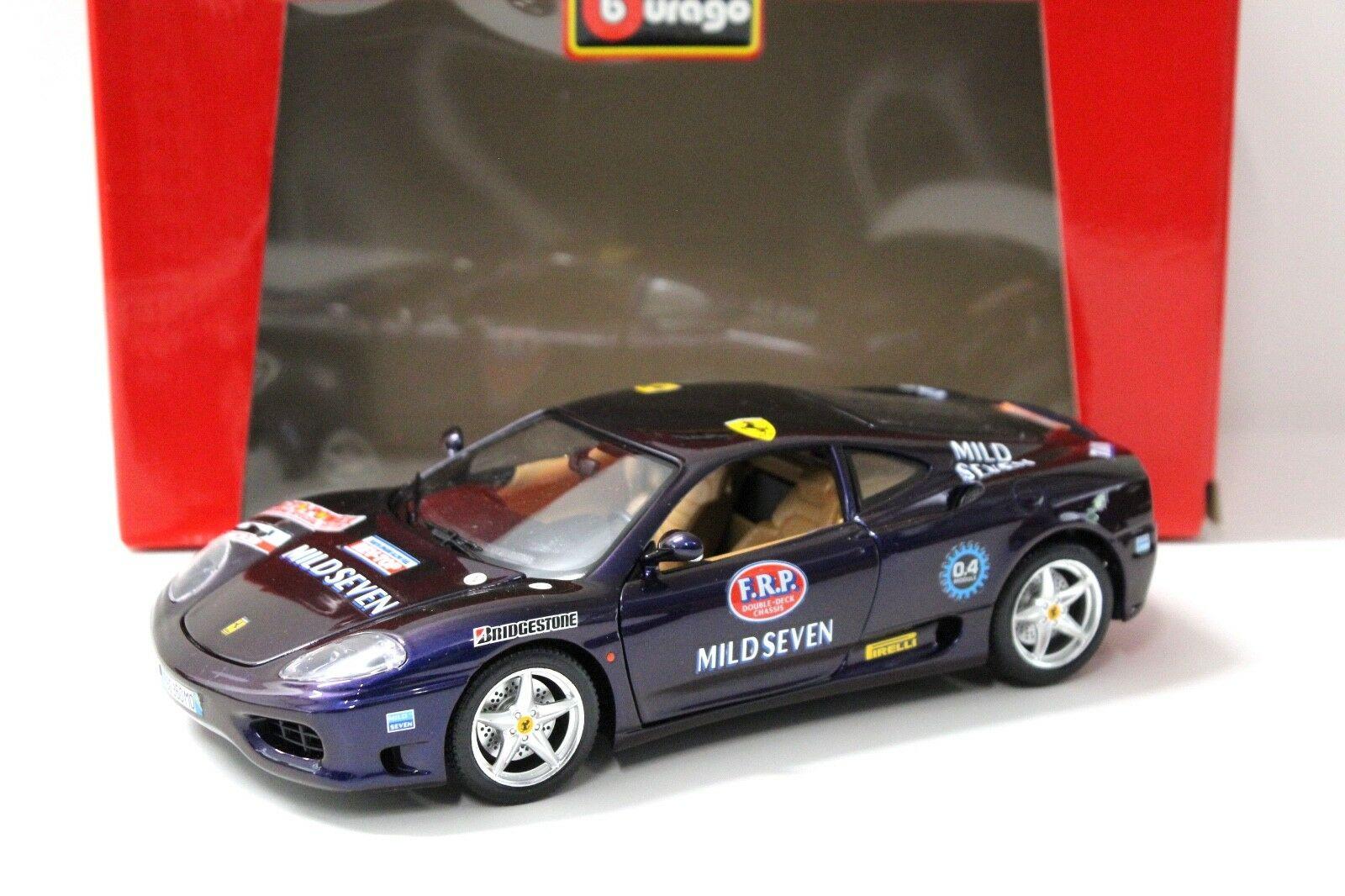1:18 Bburago Ferrari 360 Modena MILD SEVEN purple