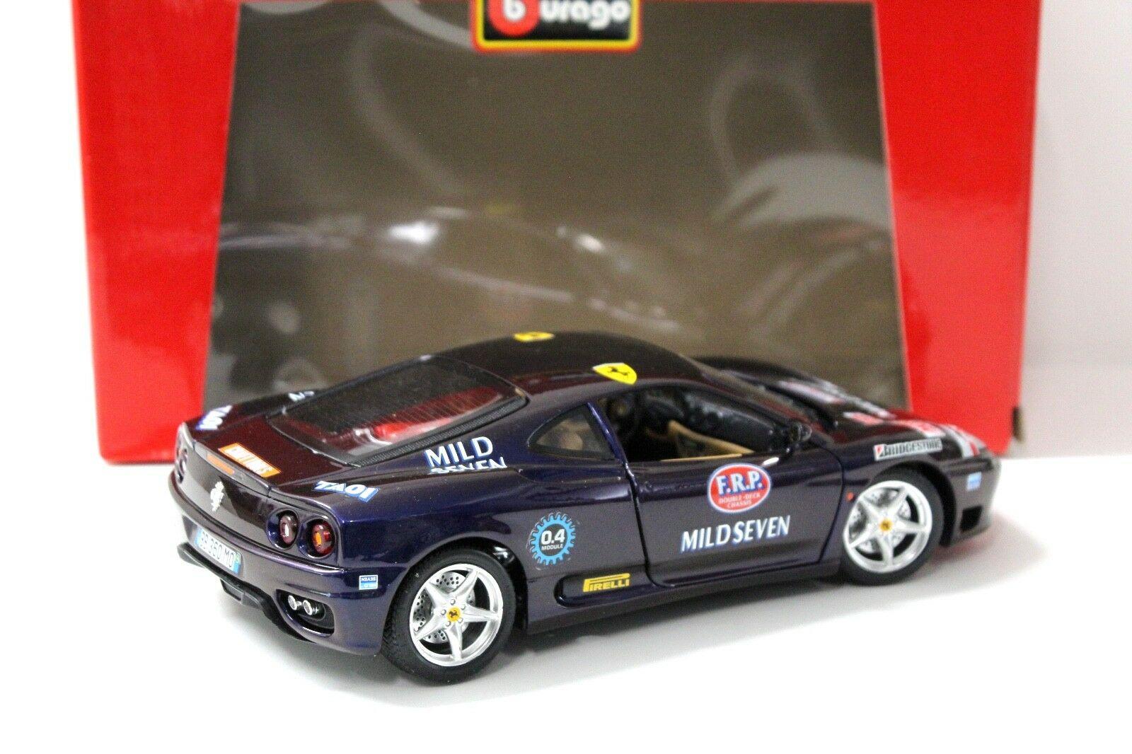 1:18 Bburago Ferrari 360 Modena MILD SEVEN purple