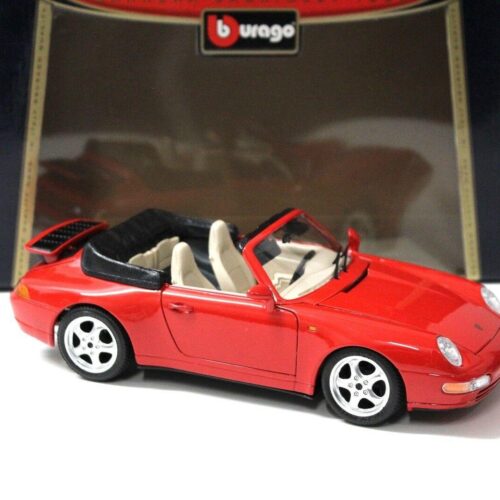 1:18 Bburago Porsche 911 (993) Carrera Cabriolet red
