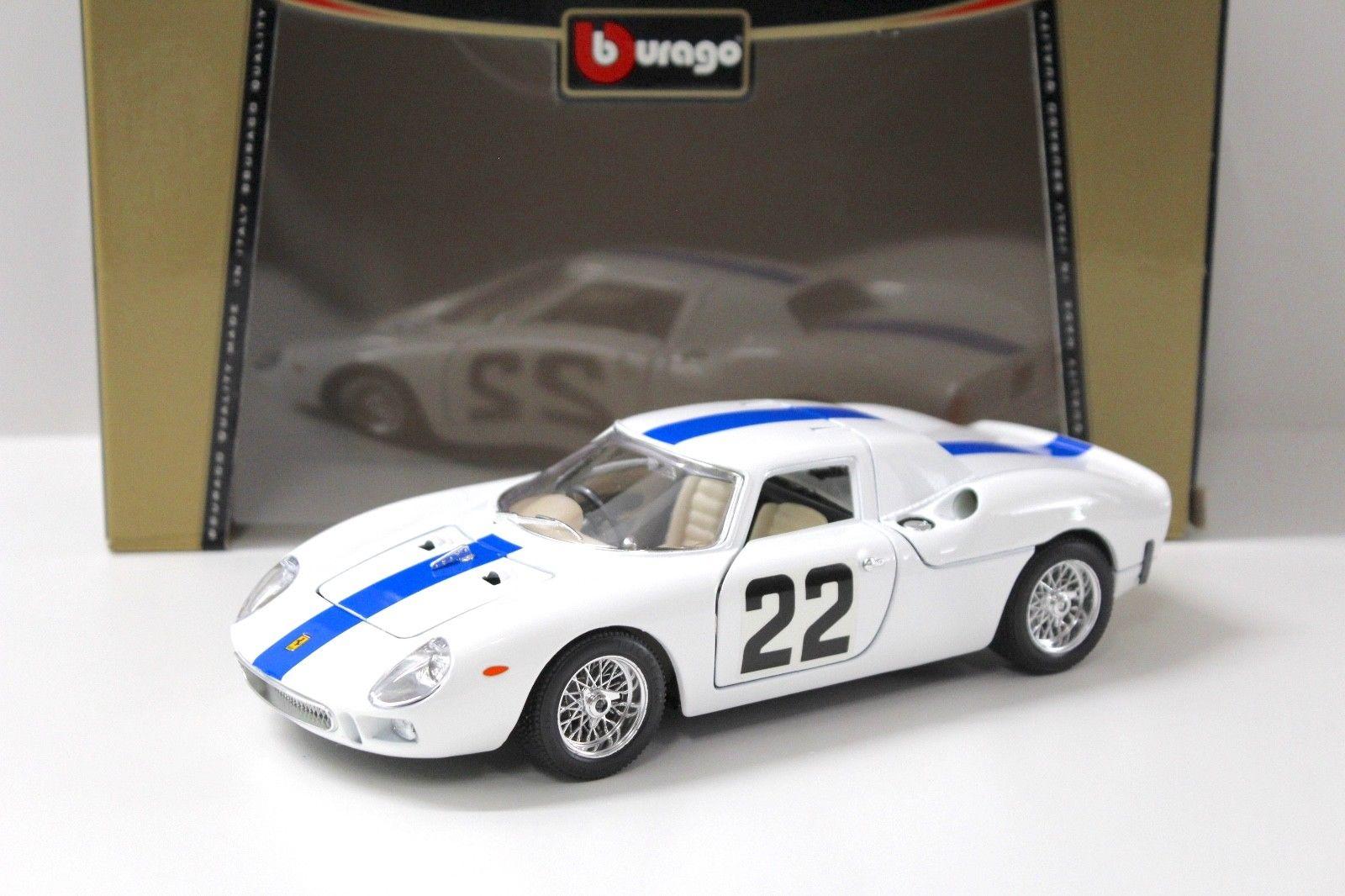 1:18 Bburago Ferrari 250 LM "LA F1 DEL MODELLISIMO" white #22
