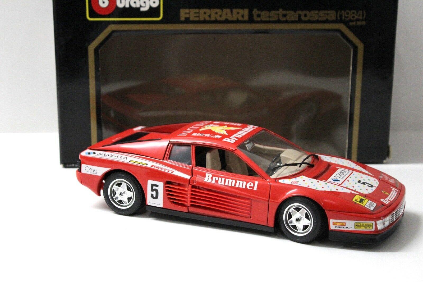 1:18 Bburago Ferrari Testarossa 1984 "BRUMMEL" #5 red