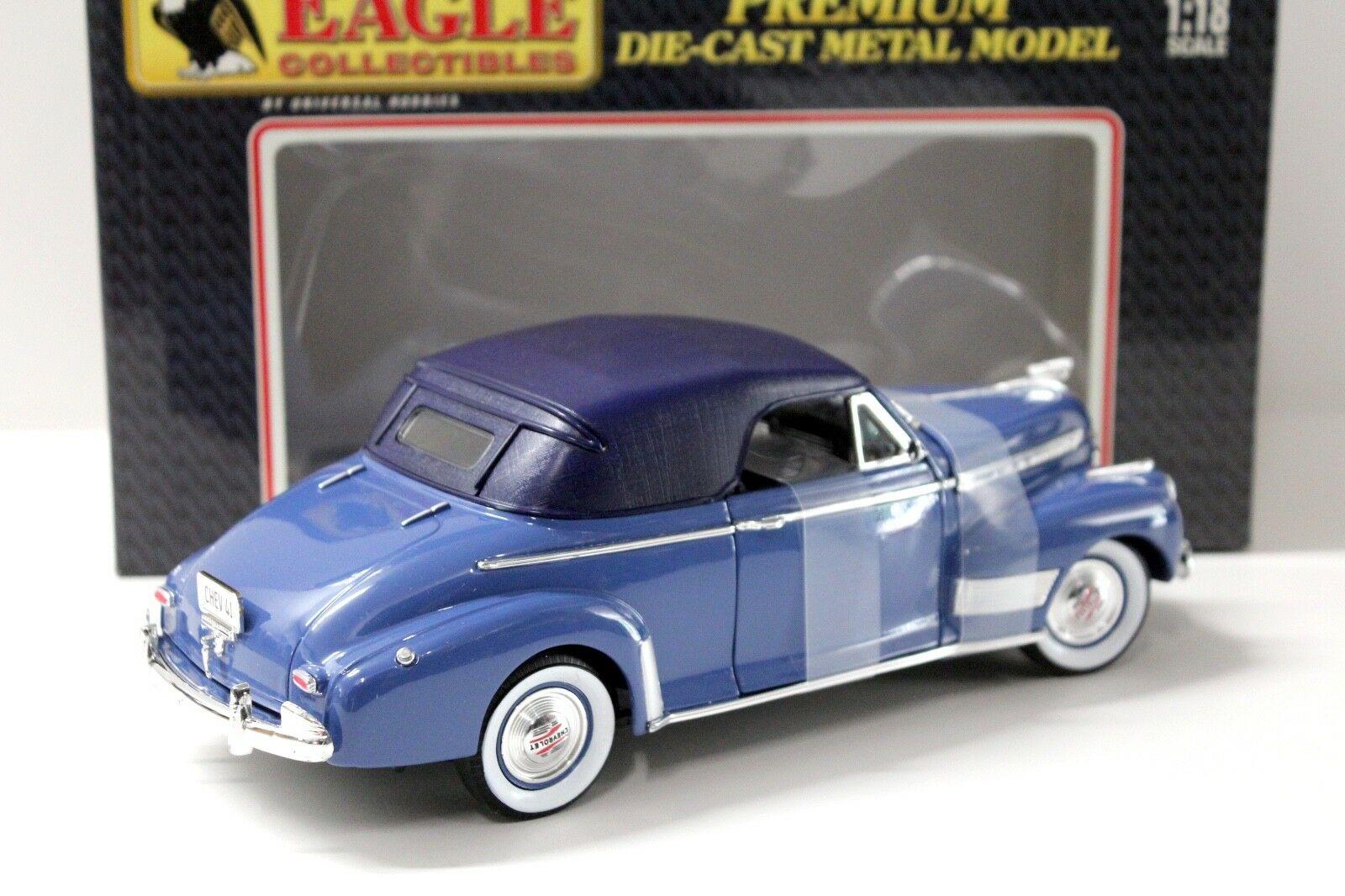 1:18 Eagle Chevrolet Deluxe Convertible 1941 blue