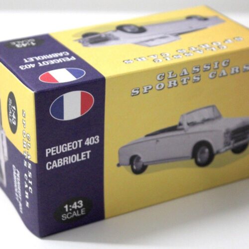 1:43 Atlas By Norev Peugeot 403 Cabriolet beige Classic Cars