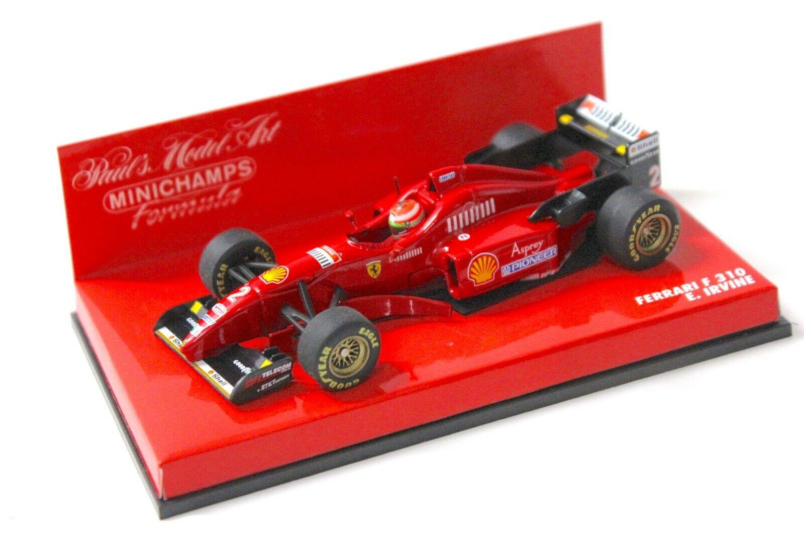 1:43 Minichamps F1 Ferrari F310 E.Irvine #2 red