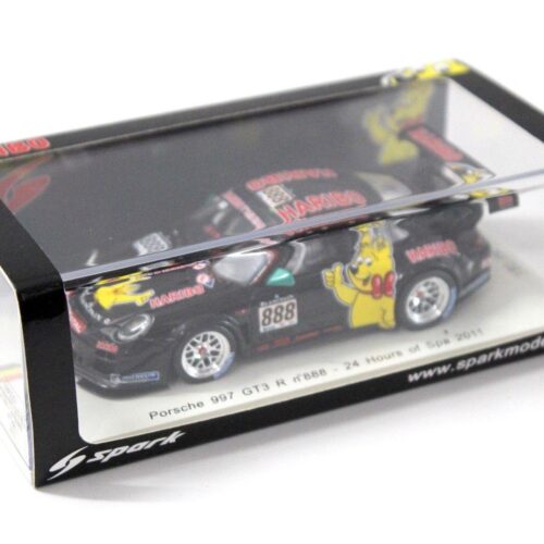 1:43 Spark Porsche 911 GT3 R 24h 2011 HARIBO #888 black