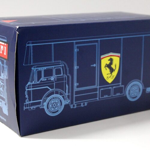 1:43 Exoto Ford C-Type Renntransporter Race Truck "FERRARI MARANELLO" red