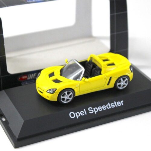 1:43 Dickie Schuco Opel Speedster yellow - Image 1