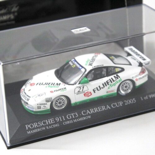 1:43 Minichamps Porsche 911 GT3 CUP 2005 MAMEROW #21 FUJI