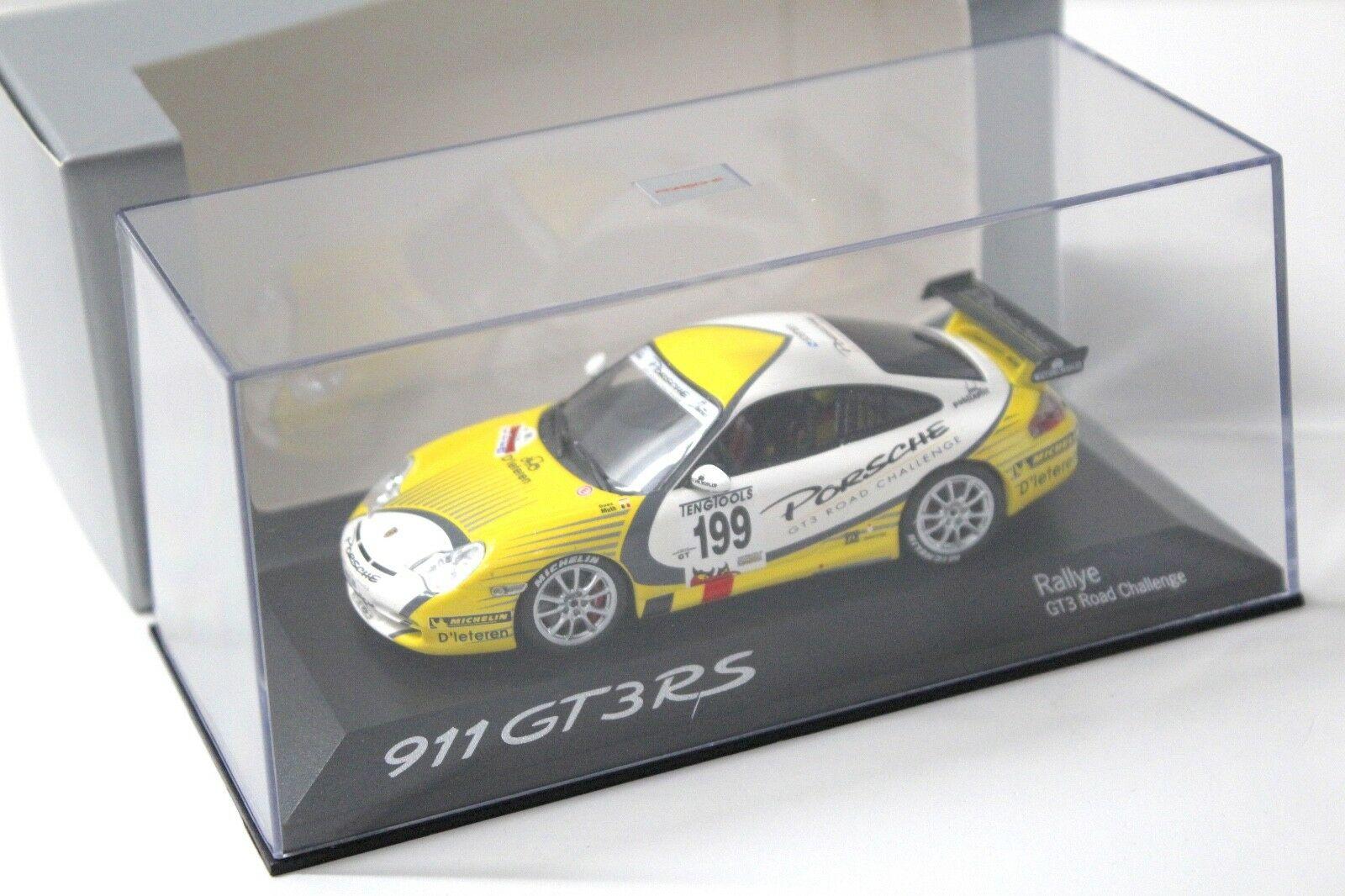 1:43 Minichamps Porsche 911 GT3 RS Rallye #199 DEALER VERSION