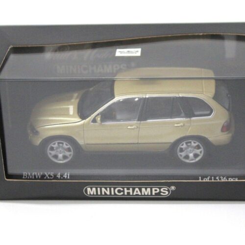 1:43 Minichamps BMW X5 E53 4.4i light yellow 2000