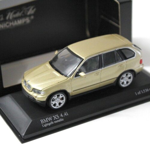 1:43 Minichamps BMW X5 E53 4.4i light yellow 2000