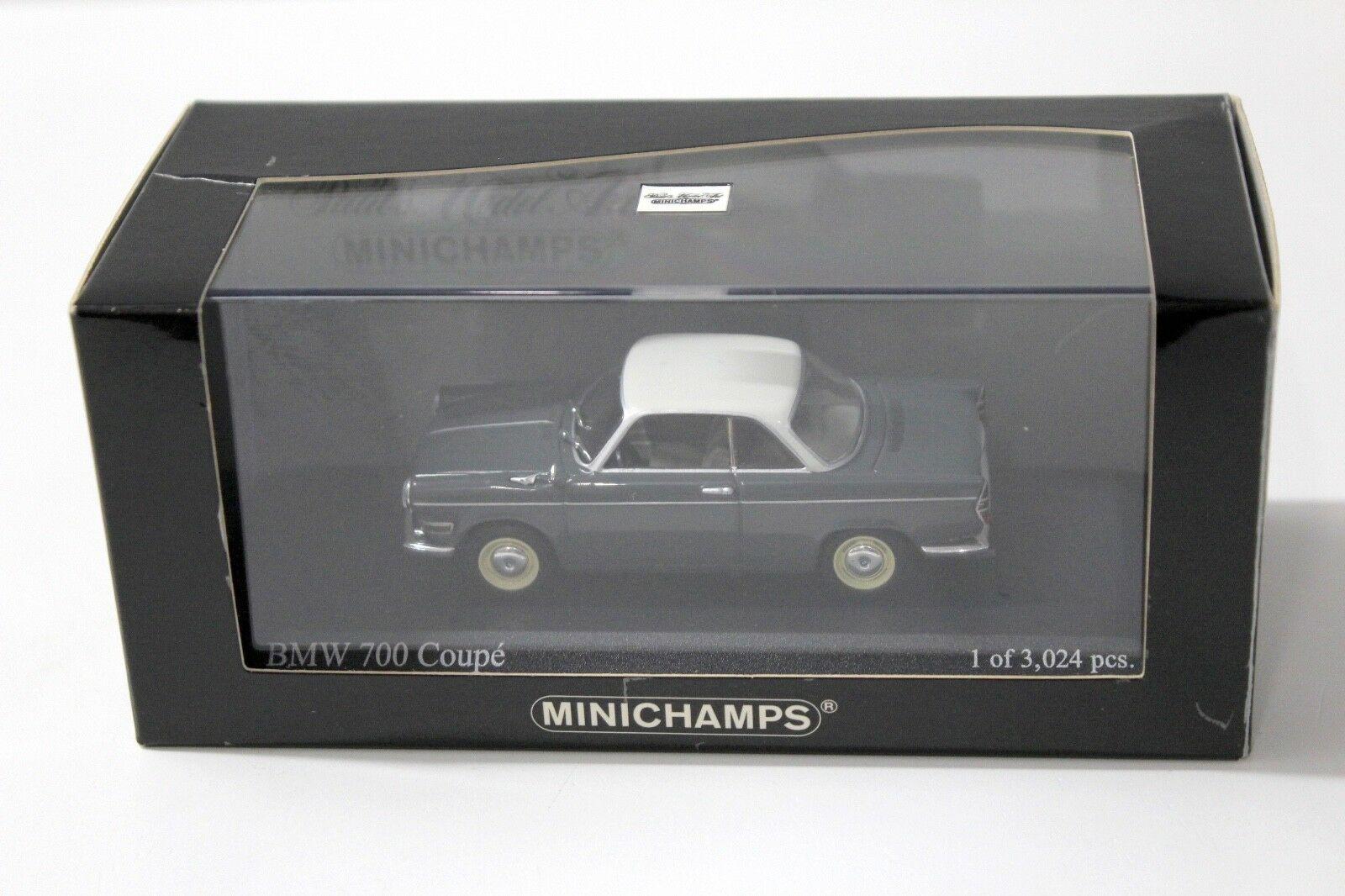 1:43 Minichamps BMW 700 Coupe grey/ white