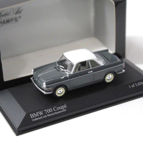 1:43 Minichamps BMW 700 Coupe grey/ white