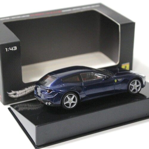 1:43 Hot Wheels Elite Ferrari FF dark blue - Image 2