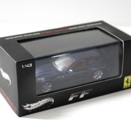 1:43 Hot Wheels Elite Ferrari FF dark blue - Image 3